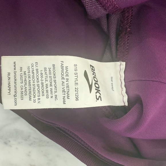 NEW Brooks Women’s Size XL Purple Activewear Leggings Running Workout Pant - Picture 6 of 6